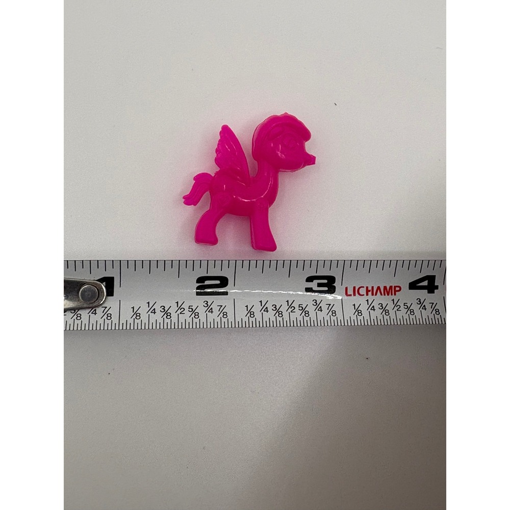 Hot Pink Pegasus Pony Mini Figure 1.25 Inch Plastic Toy Figurine